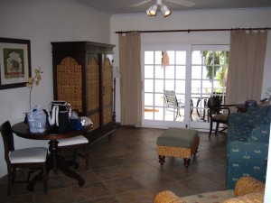 Interior of Harbour Resort Hotel Room
