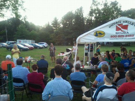 A Record Turnout at the Indian Valley Divers August Club Meeting